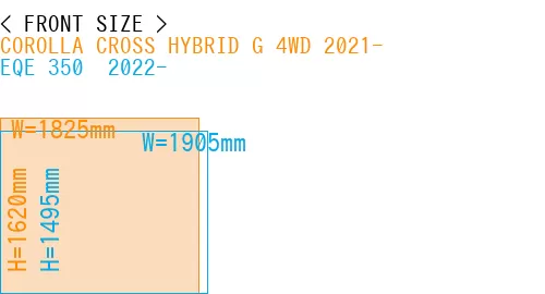 #COROLLA CROSS HYBRID G 4WD 2021- + EQE 350+ 2022-